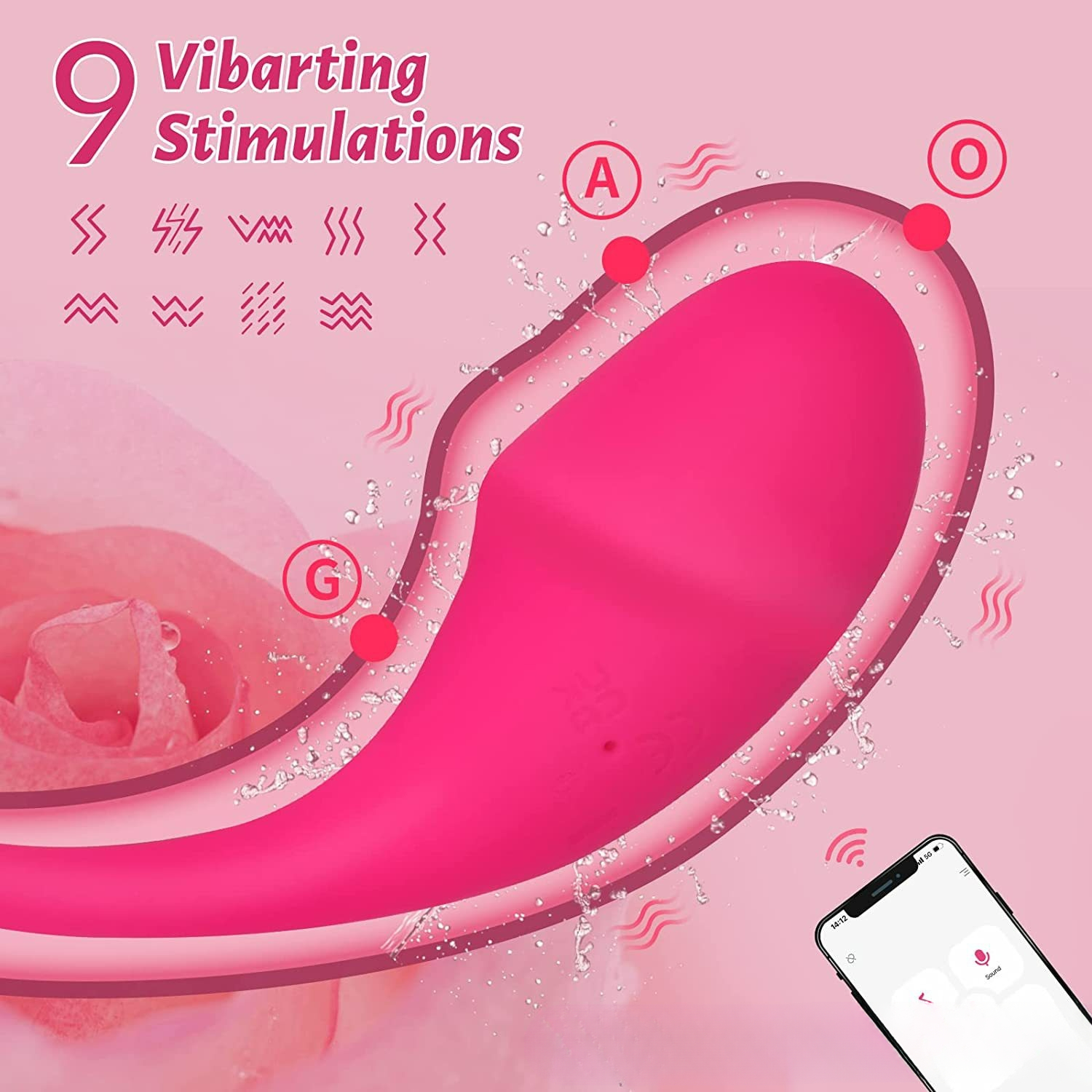 LuvBox Tadpole Vibrazione a dieci frequenze App mobile Copertura completa Giocattolo interattivo Inserimento nel corpo Vibratore divertente Disponibile all'ingrosso_voghion.com
