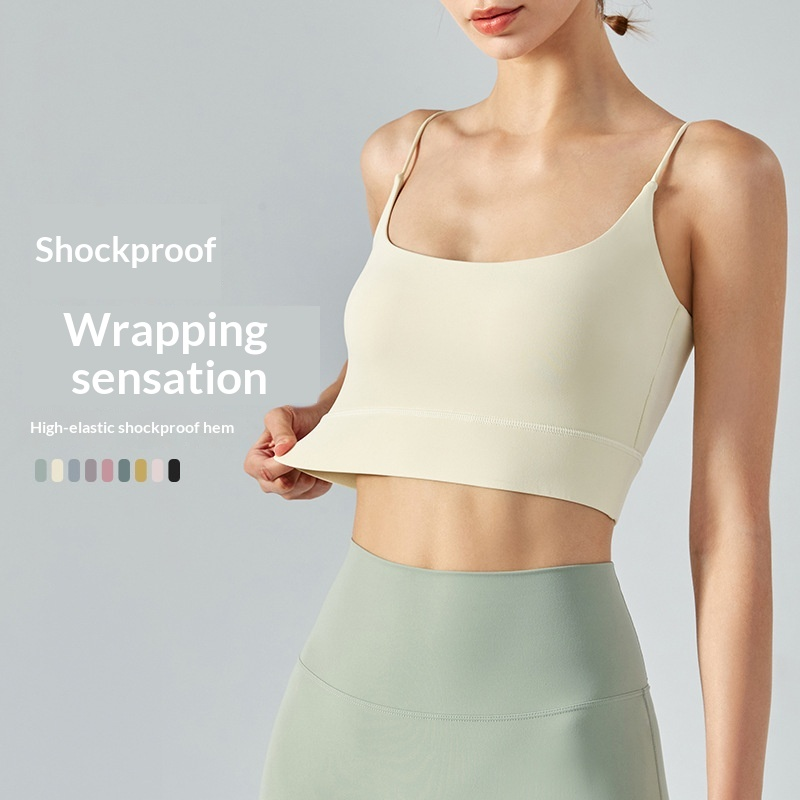 Fitness Bra With Square Neck And Breathable Seamless Design_voghion.com