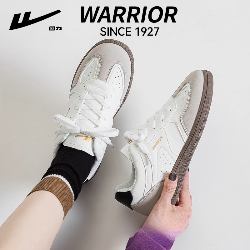 Pull-back Sneakers, Women's New German Training Shoes, Super Popular Retro Versatile Classic Trendy Hot-selling White Sneakers To Pair With Skirts_vogvips.com