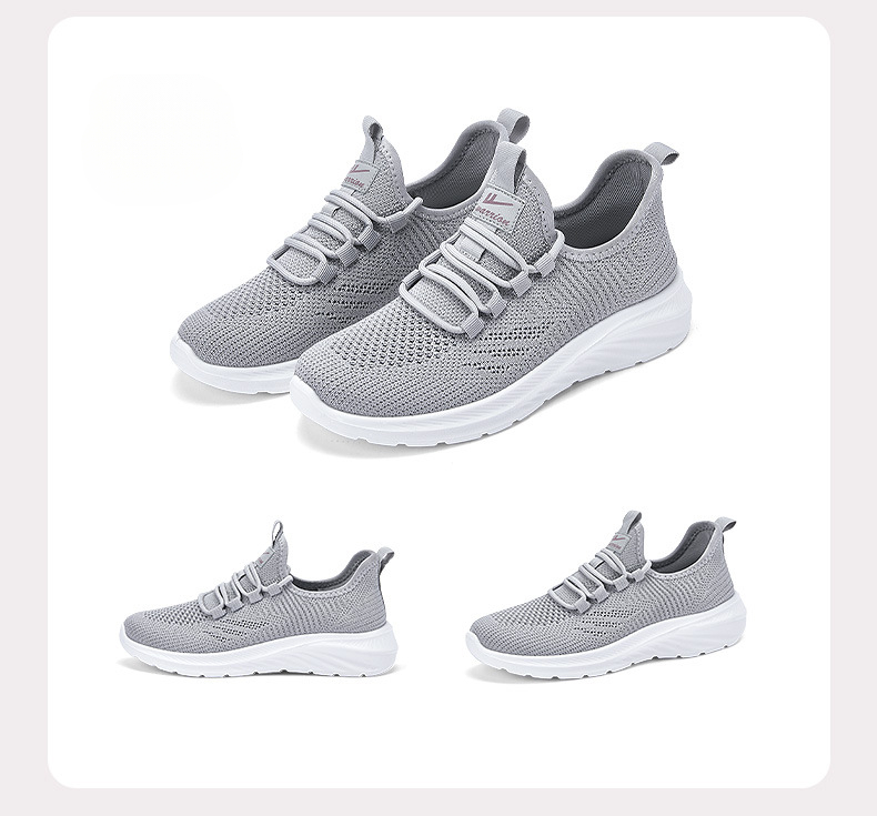 Warrior Mom Shoes 2025 Spring And Summer Mesh Breathable Comfortable Slip-On Walking Shoes For Middle-aged And Elderly Women_vogvips.com