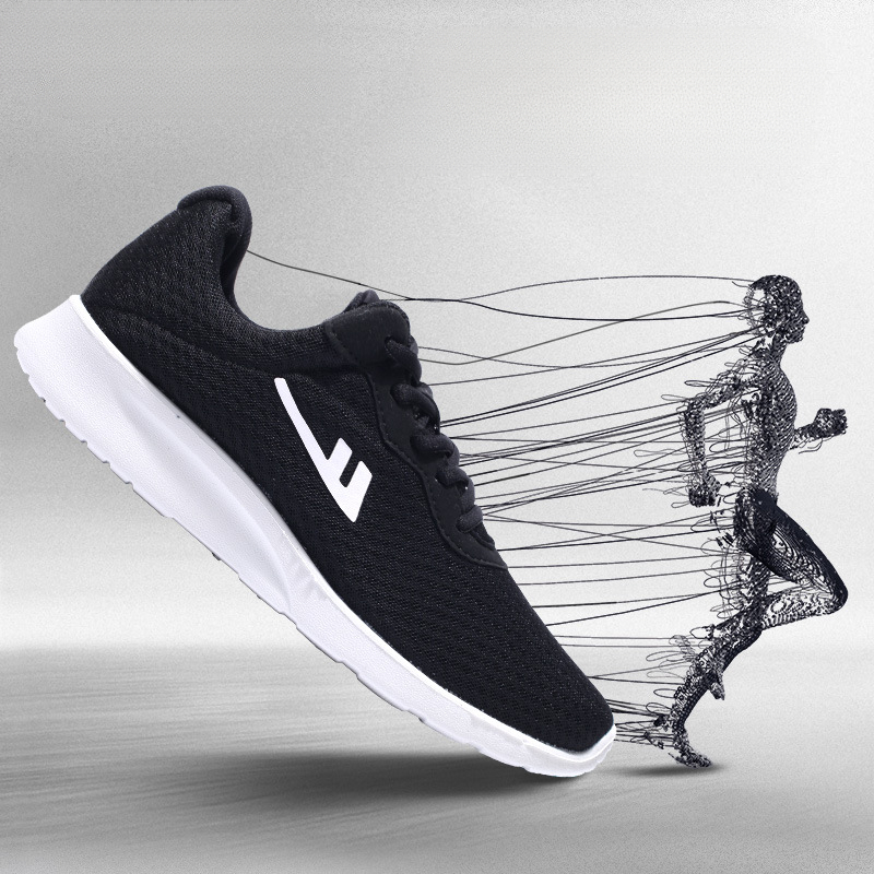 Warrior Classic Running Shoes For Men Breathable Mesh Trainers_voghion.com