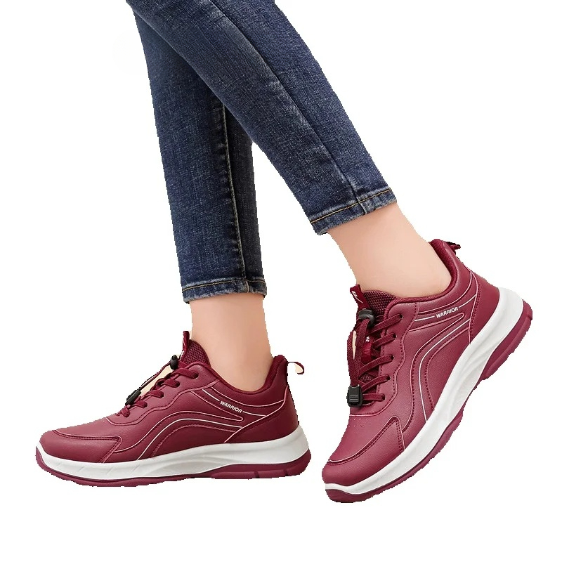 Comfortable Leather Walking Shoes For Women And Elderly_voghion.com