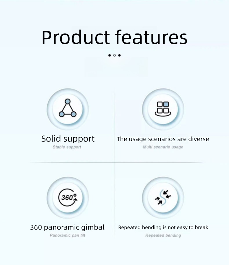 Portable Octopus Phone Stand Tripod For Selfie Live Streaming Photography Mini Smart Artifact_voghion.com