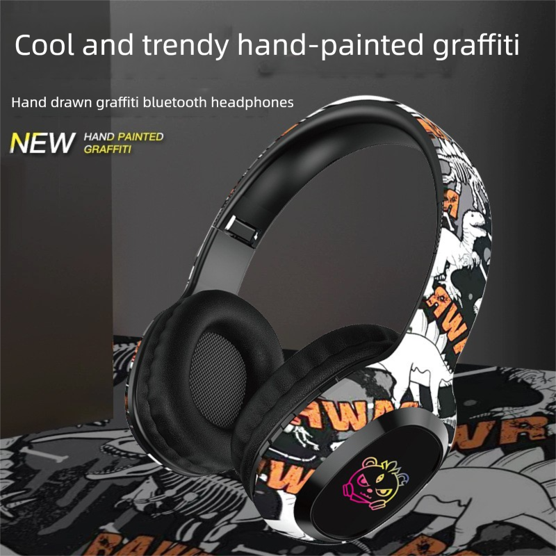 Tuya P95 LED-Headset Bluetooth-Kopfhörer Lange Akkulaufzeit Drahtlose Musik Sport Universal Für Mobiltelefone_voghion.com