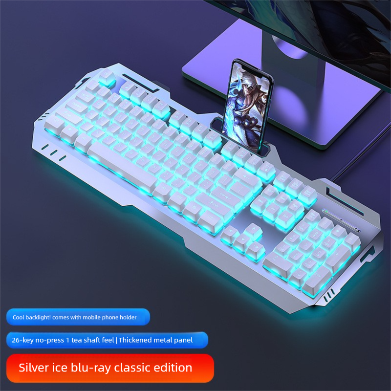 GX80 Mechanical Tea Switch Feel Headset Set Laptop Wired Keyboard Mouse Gaming_voghion.com