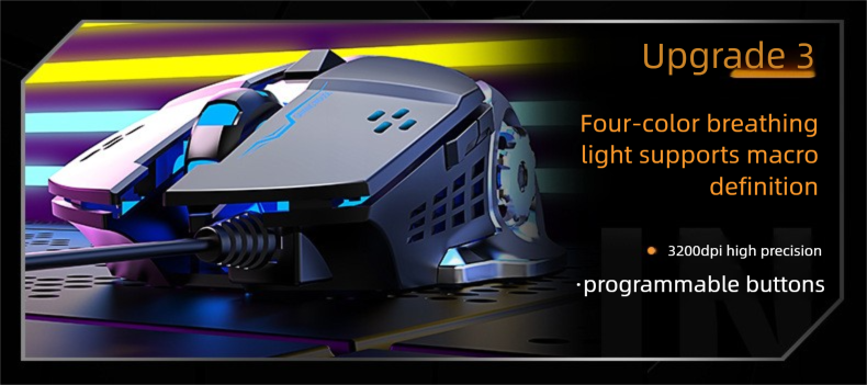 GX80 Set di cuffie meccaniche con interruttore Tea Feel per laptop, tastiera cablata e mouse da gioco_voghion.com