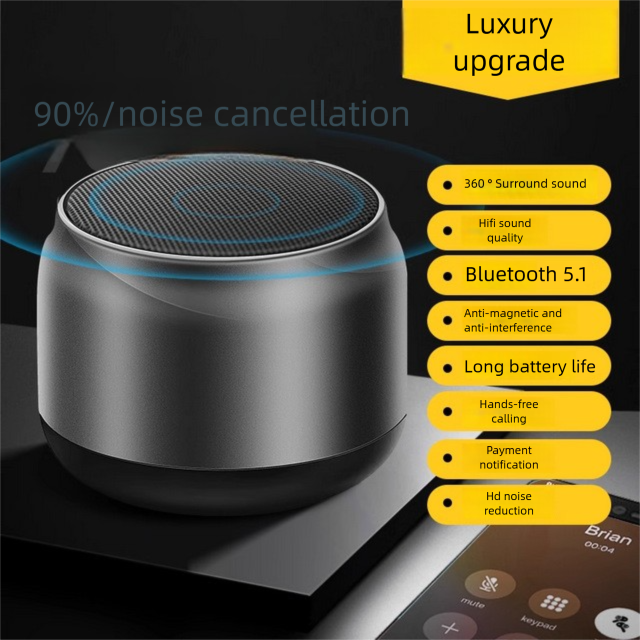 Bluetooth Mini Sound System Super Bass Wireless High-Quality Portable Small Outdoor Car Broadcast Speaker_voghion.com