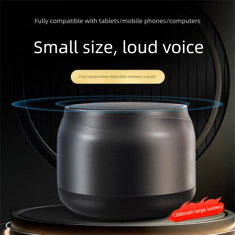 Bluetooth Mini Sound System Super Bass Wireless High-Quality Portable Small Outdoor Car Broadcast Speaker_voghion.com