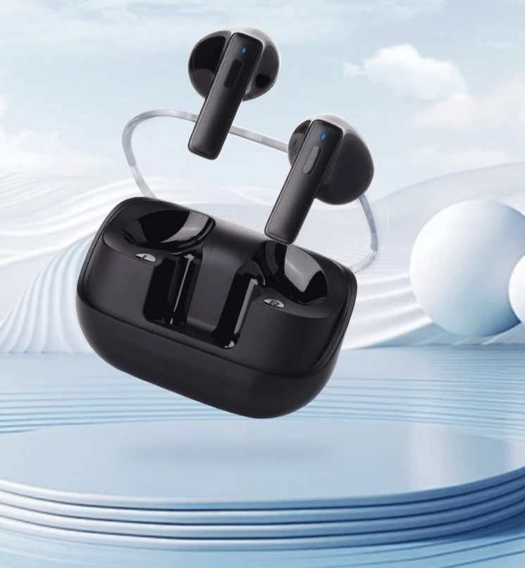 Bluetooth Noise Reduction Long-Wear Painless In-Ear Wireless Dual Stereo Private Model Earphones_voghion.com