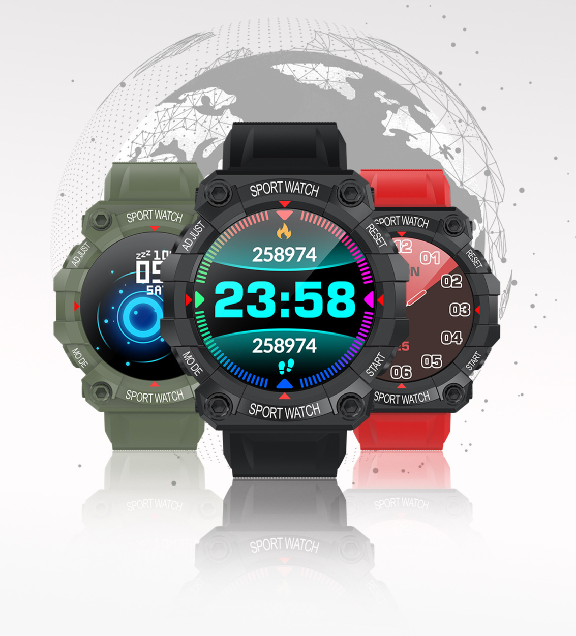 FD68S/Y56 Watch 1.44 Round Screen Heart Rate Blood Pressure Sleep Remote Control Photography Smart Bracelet_voghion.com