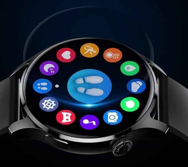 Top Version GT3 Pro New Smart Watch Bluetooth Call Heart Rate Blood Pressure Compatible Digital Black Technology_voghion.com