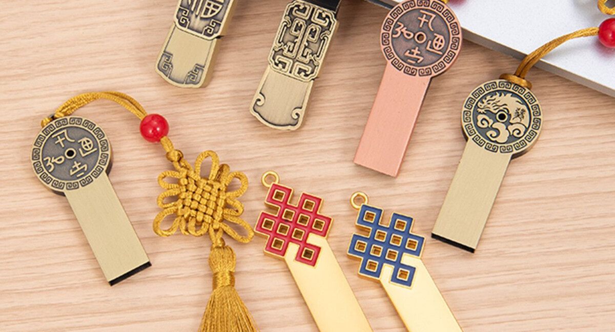 Chinese Style 32GB Creative Exhibition Metal 16GB Tender Promotion Gift USB Flash Drive_voghion.com