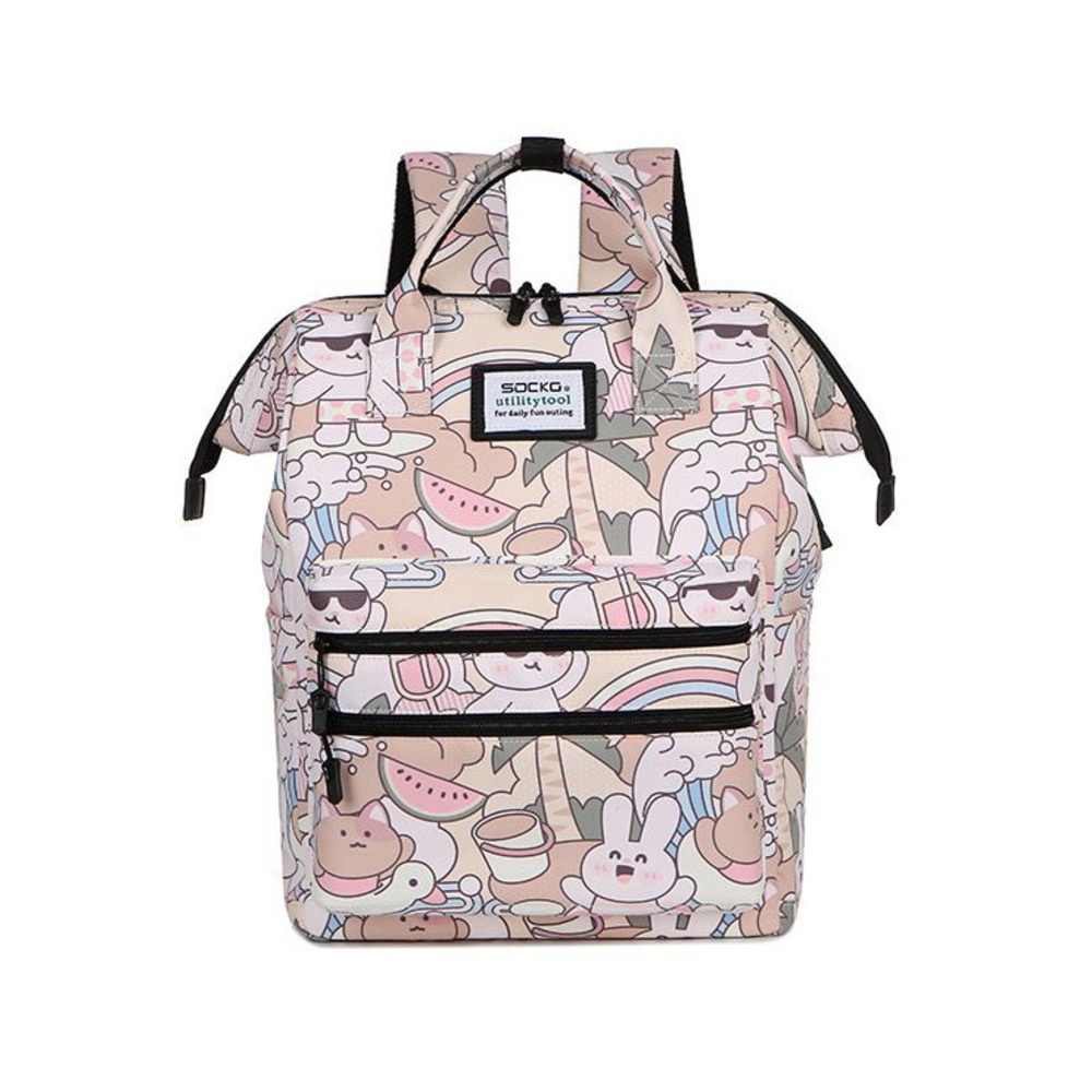 Großer Leichter Laptop-rucksack Für Schule Und Freizeit_voghion.com