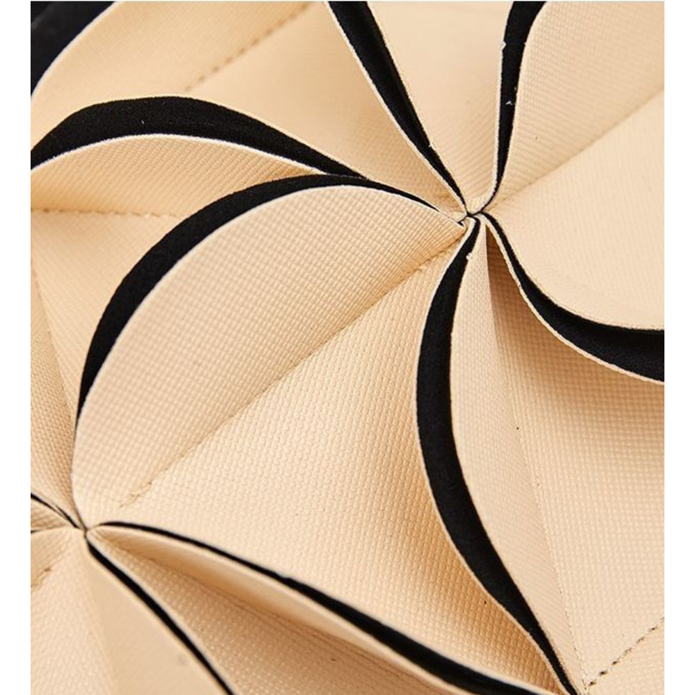 Blommig crossbody-väska för damer, snygg patchwork axelremsväska_voghion.com