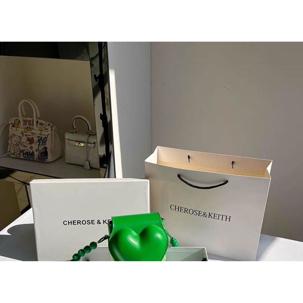 HANGUER&CK La borsa per cellulare/borsa a tracolla a forma di cuore, piccola e con catena di perle, più popolare quest'anno._voghion.com