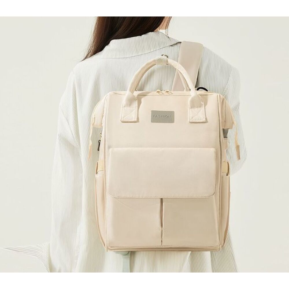 Mochila para mamãe com novo estilo, grande capacidade, leve, multifuncional e portátil para mãe e bebê._voghion.com
