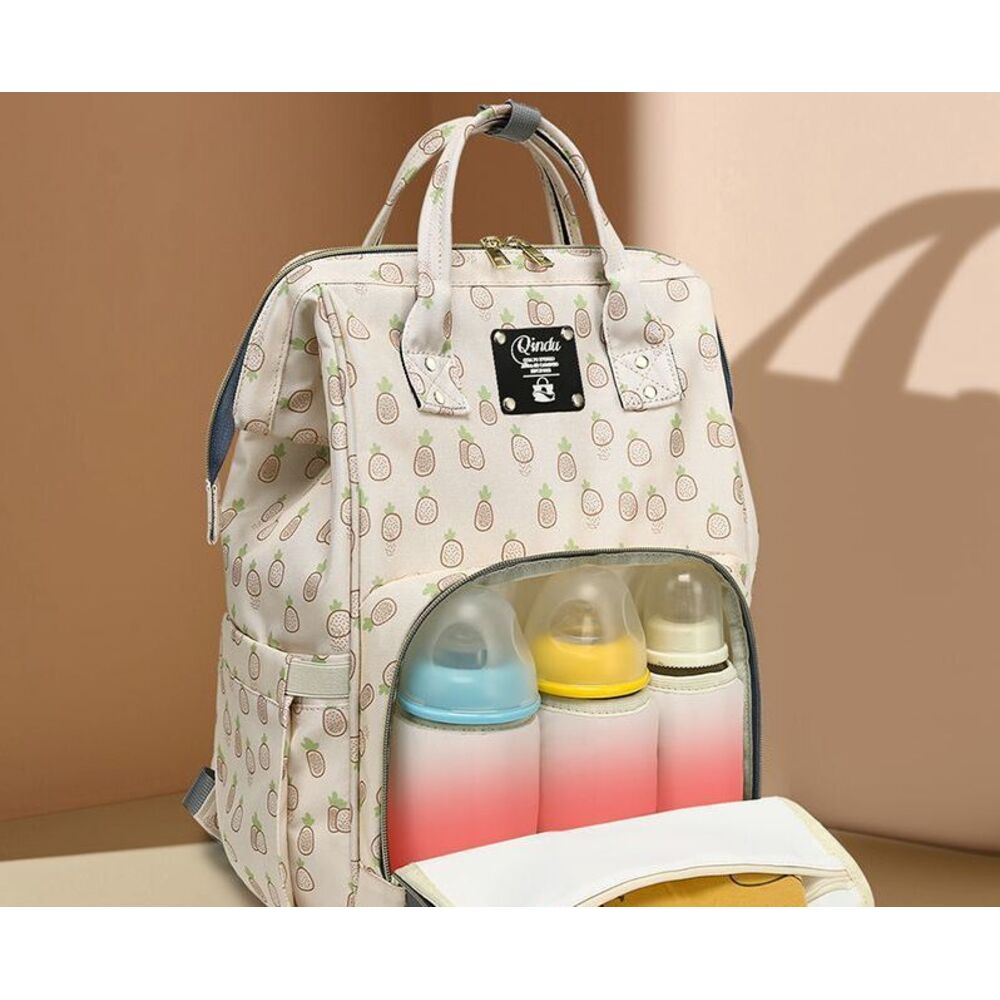 Nova bolsa para mamães, ideal para passeios: leve, multifuncional, espaçosa, elegante e impermeável._voghion.com