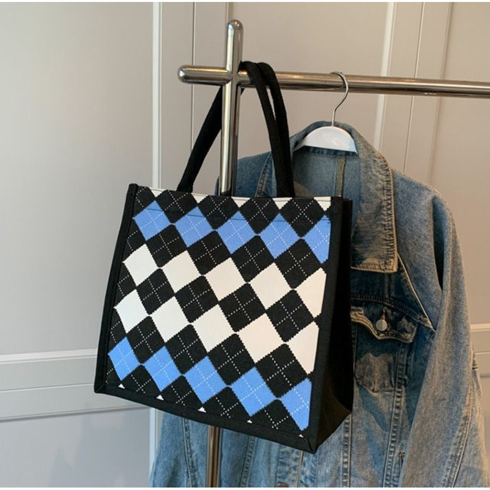Damernas casual canvas tote väska för vardag och studier_voghion.com
