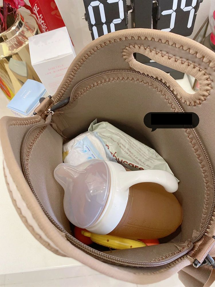 Ins Mommy Bear Handbag Mom Hanging Multifunctional Outdoor Lightweight Storage Mother Baby Bag_voghion.com