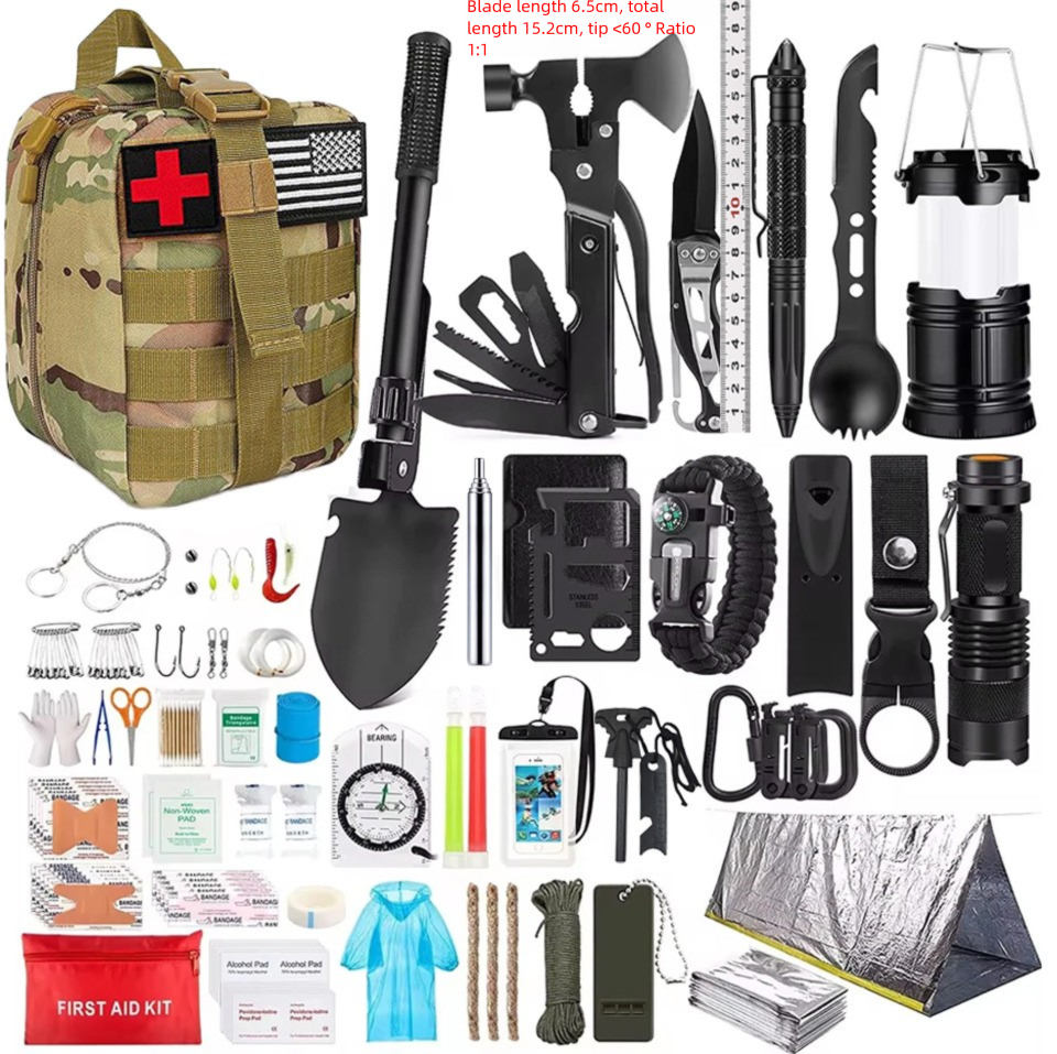 Cross-border Outdoor Adventure Tool Wilderness Survival Emergency Kit Camping Gear Wholesale_voghion.com