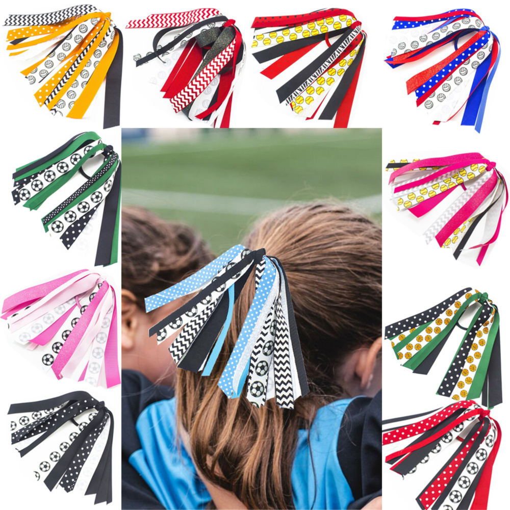 Hot-Selling Cheerleading Streamers Sports Ribbons Hair Ties Cheerleader Competition Accessories Cheer_voghion.com