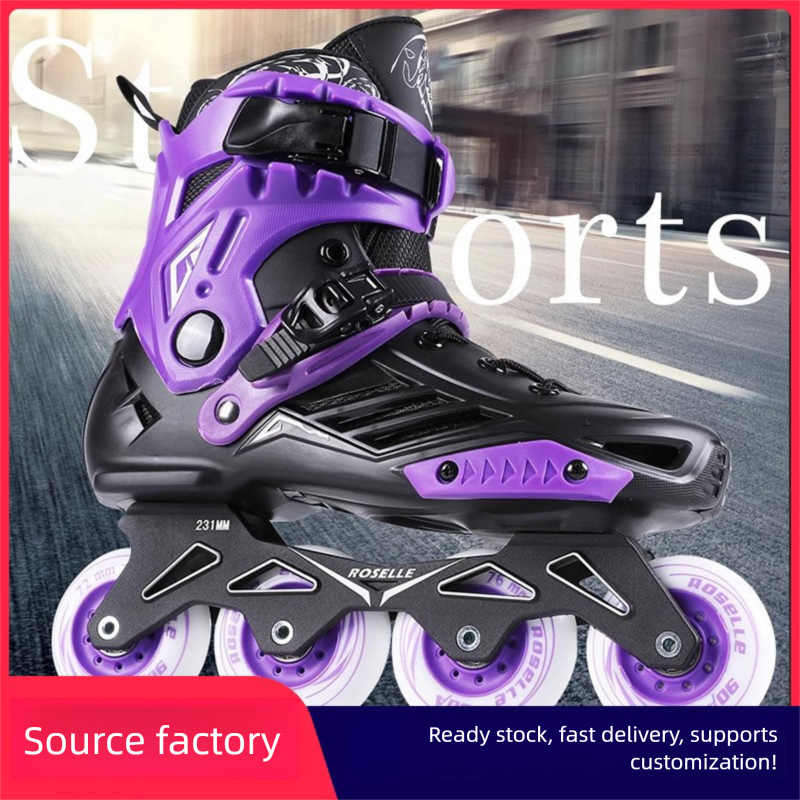ROSELLE Roller Skates For Men And Women, Adult Inline Skates, Fancy Flat Shoes, Professional Rollerblades_voghion.com