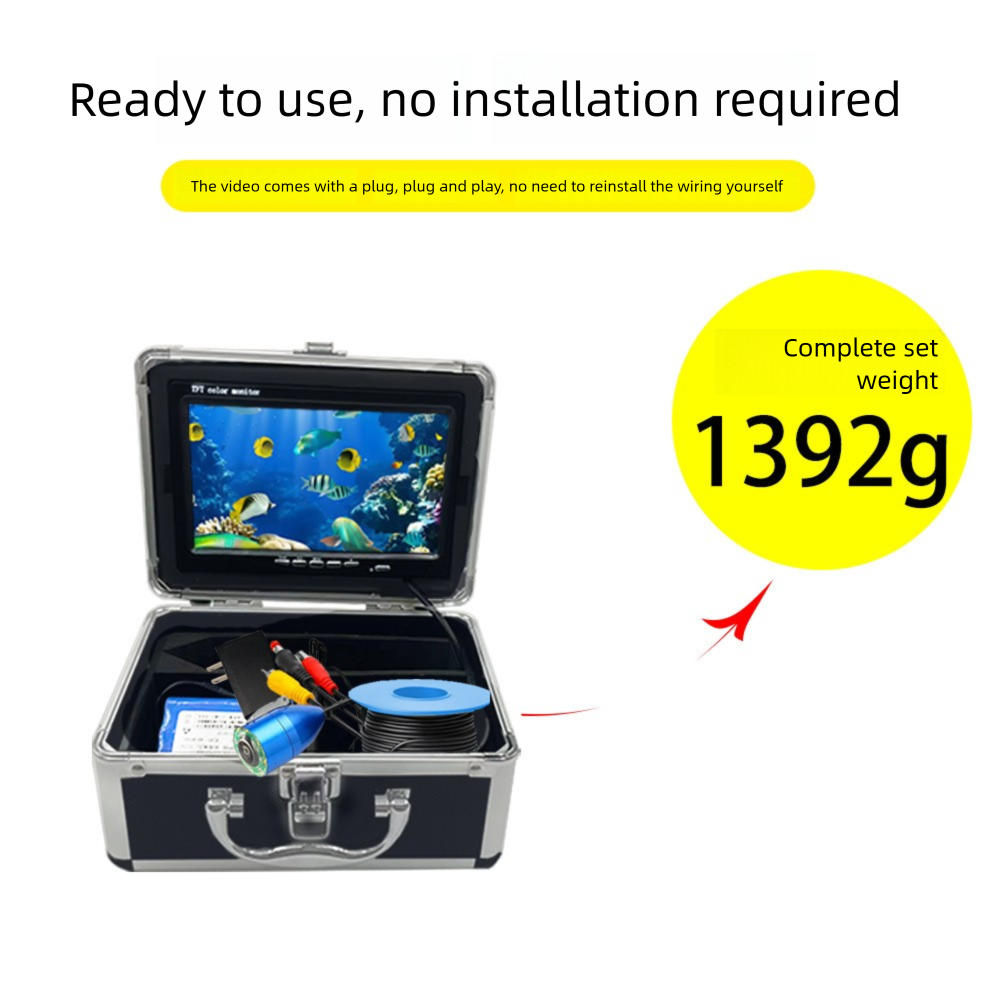 7inch HD Underwater Camera Device Night Vision Visual Anchor Ice Fishing Fish Finder_desvips.com