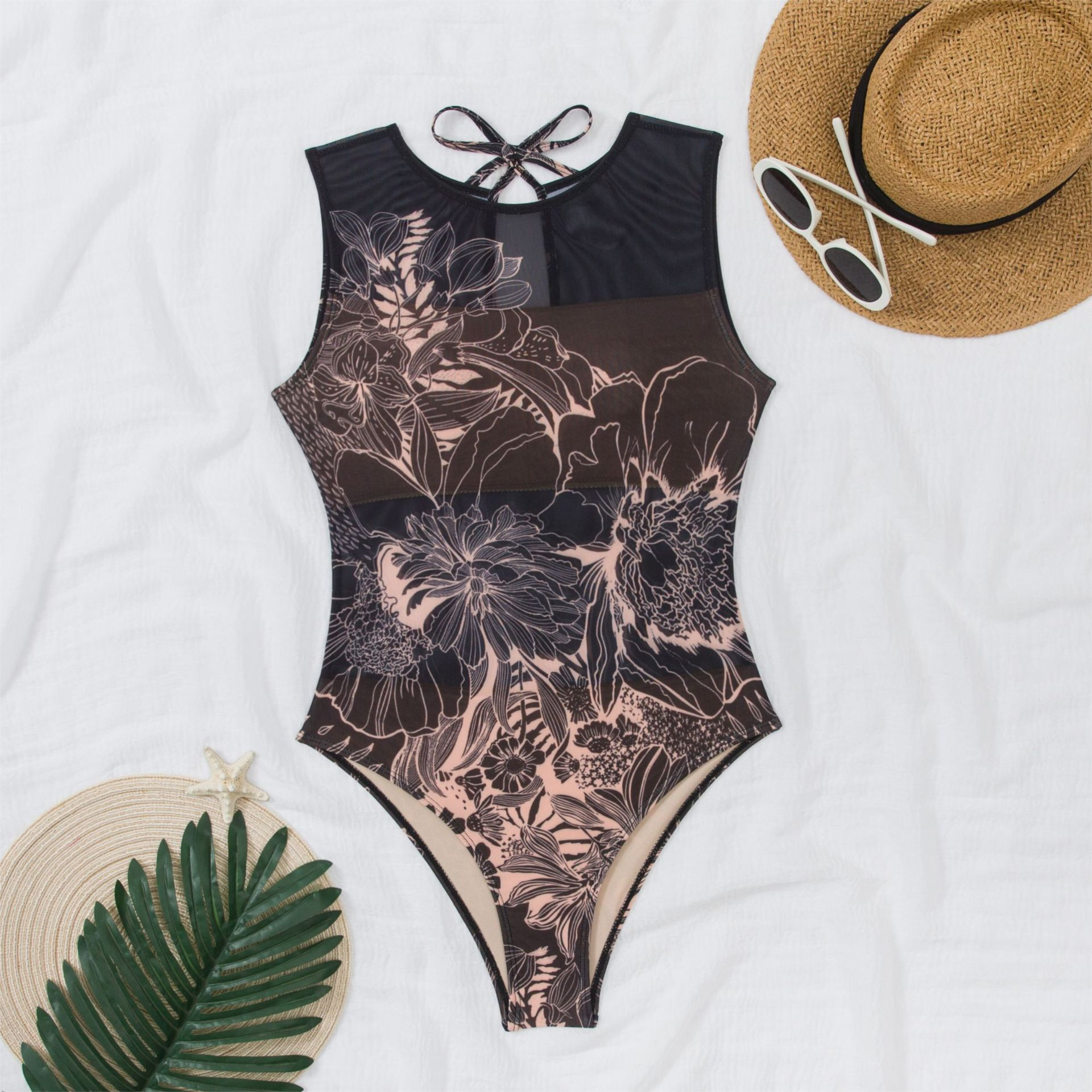 Smart Sun Protection Swimsuit For Women, New Quick-Dry European And American Cross-Border Swimwear Beach Dress_desvips.com