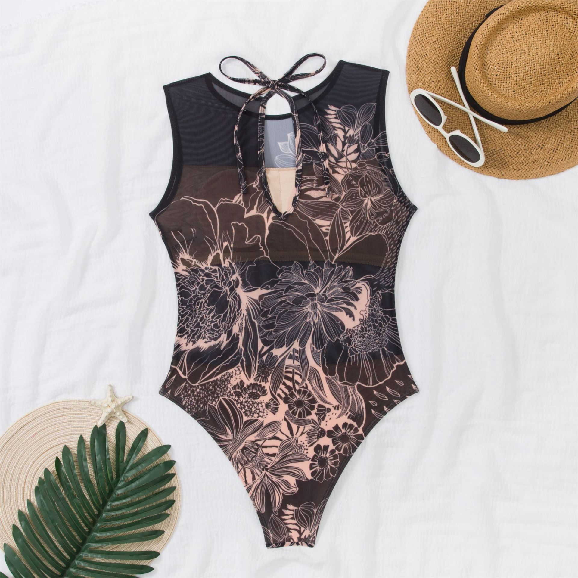 Smart Sun Protection Swimsuit For Women, New Quick-Dry European And American Cross-Border Swimwear Beach Dress_desvips.com