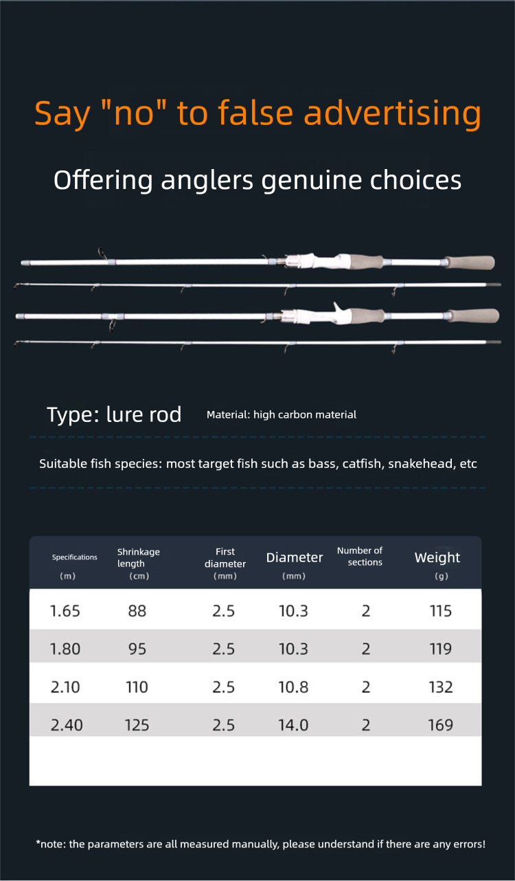 Beginner Lure Sea Fishing, Complete Set For Newcomers, Long Casting Straight Gun Handle Small White Fishing Rod_desvips.com