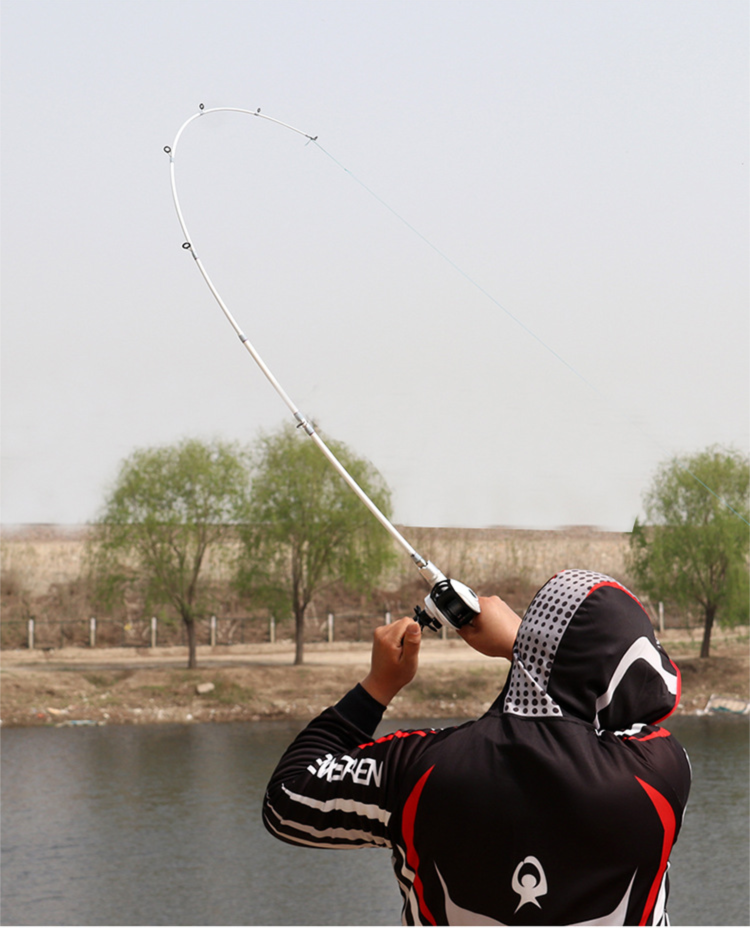 Beginner Lure Sea Fishing, Complete Set For Newcomers, Long Casting Straight Gun Handle Small White Fishing Rod_desvips.com