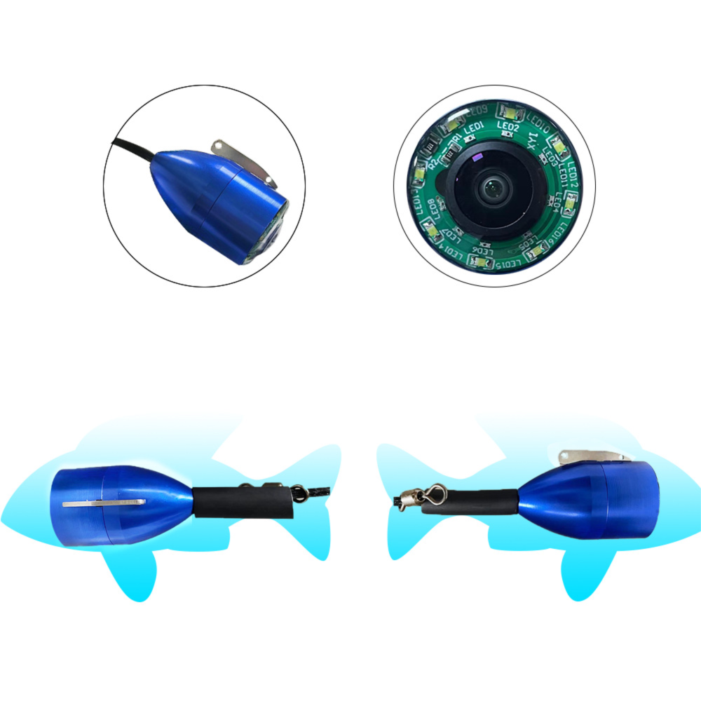 7inch HD Underwater Camera Device Night Vision Visual Anchor Ice Fishing Fish Finder_desvips.com
