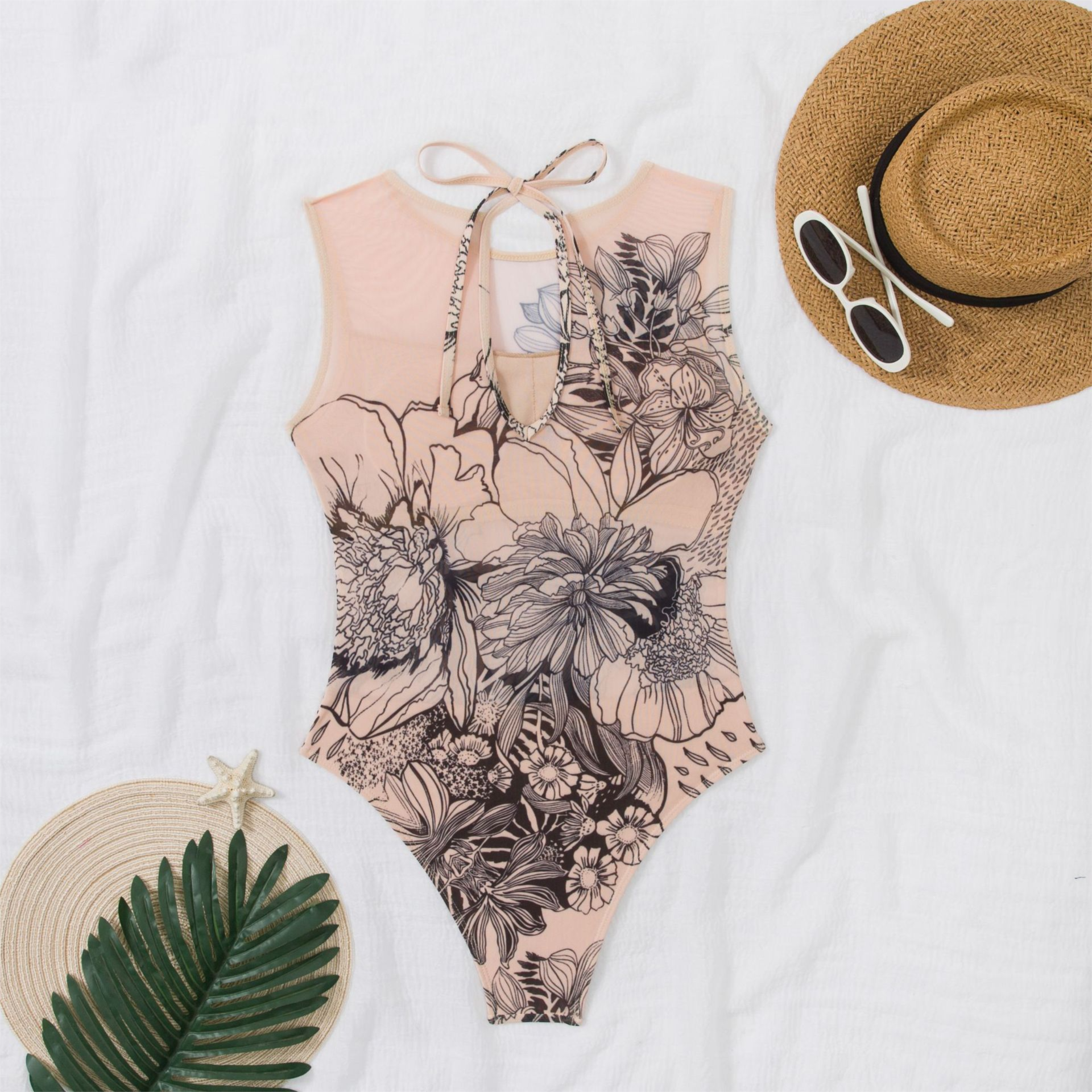 Smart Sun Protection Swimsuit For Women, New Quick-Dry European And American Cross-Border Swimwear Beach Dress_desvips.com