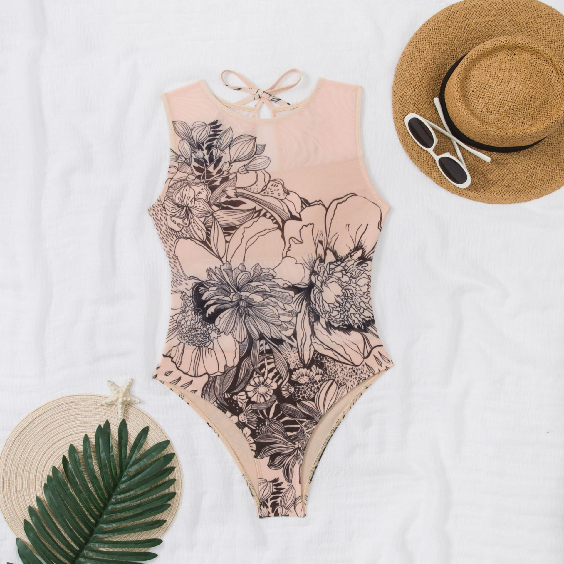 Smart Sun Protection Swimsuit For Women, New Quick-Dry European And American Cross-Border Swimwear Beach Dress_desvips.com