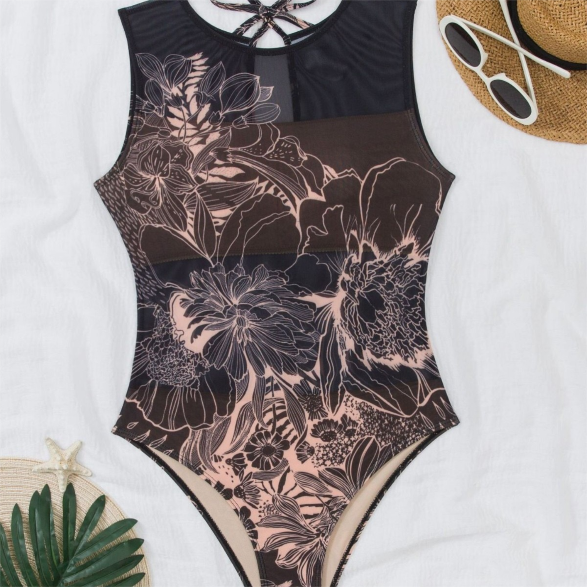 Smart Sun Protection Swimsuit For Women, New Quick-Dry European And American Cross-Border Swimwear Beach Dress_desvips.com
