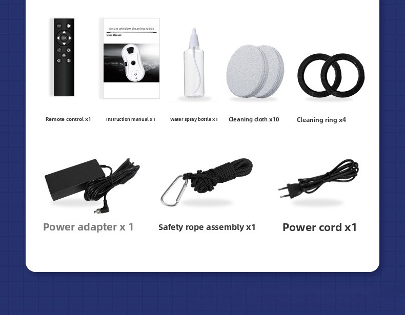 Fully Automatic Intelligent Water Spray Window Cleaning Clean Robot Electric Remote Control Glass Cleaner Factory Direct_voghion.com