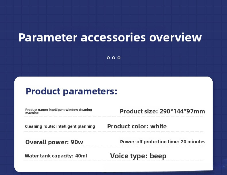 Fully Automatic Intelligent Water Spray Window Cleaning Clean Robot Electric Remote Control Glass Cleaner Factory Direct_voghion.com