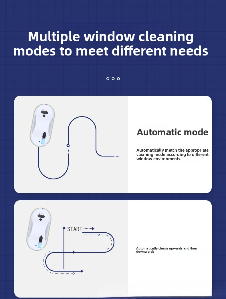 Fully Automatic Intelligent Water Spray Window Cleaning Clean Robot Electric Remote Control Glass Cleaner Factory Direct_voghion.com