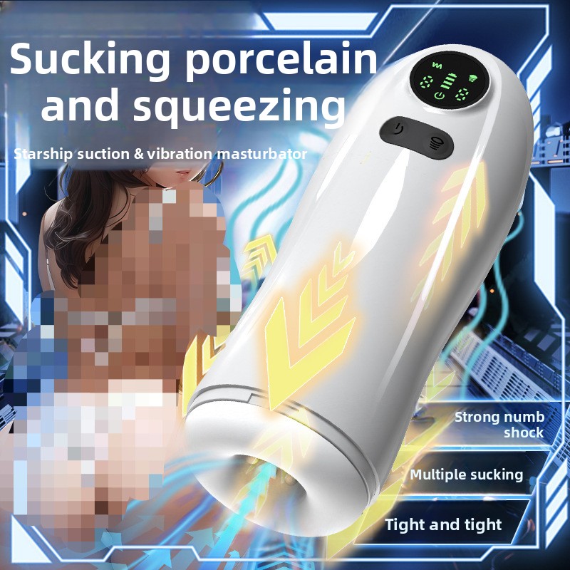 Electric Prostate Massager With Lcd Display And Suction Cup_voghion.com