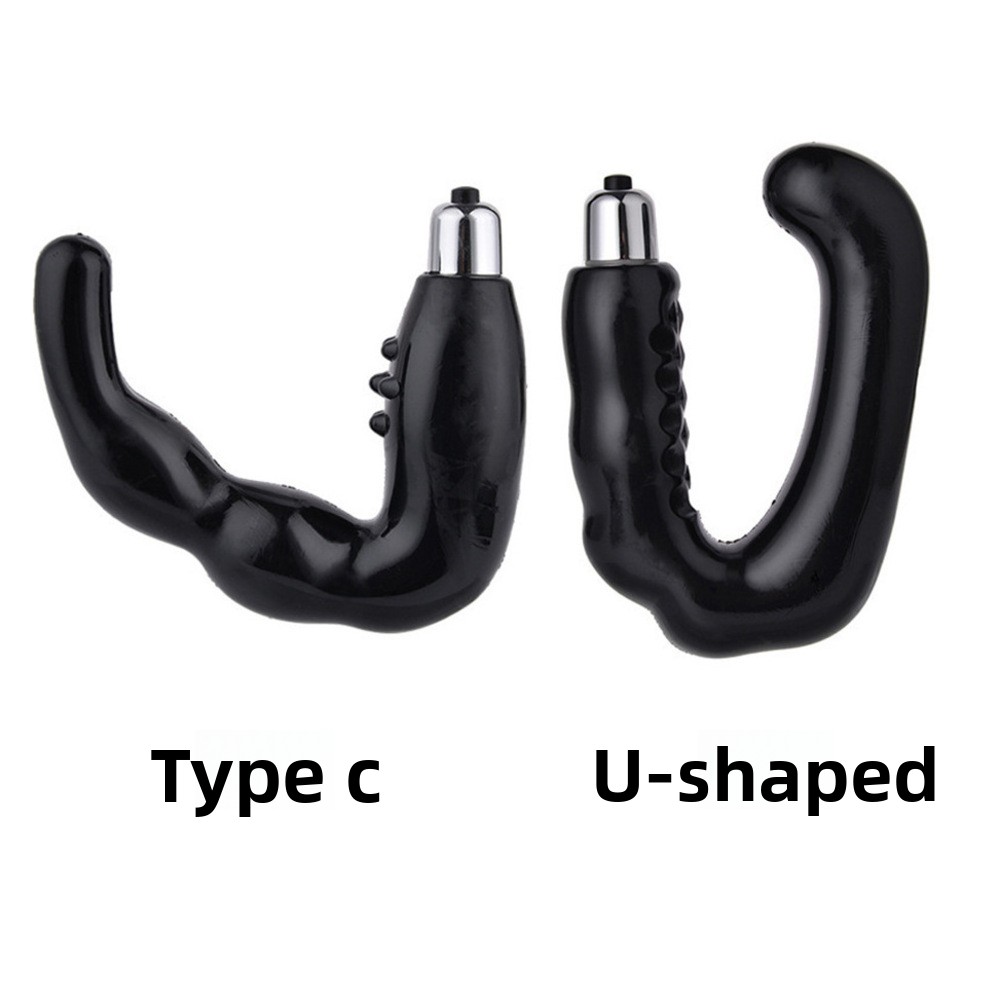 C-Type Male Anal Massager Vibrator G-Spot Stimulator Masturbator Gay Adult Sex Toys_voghion.com