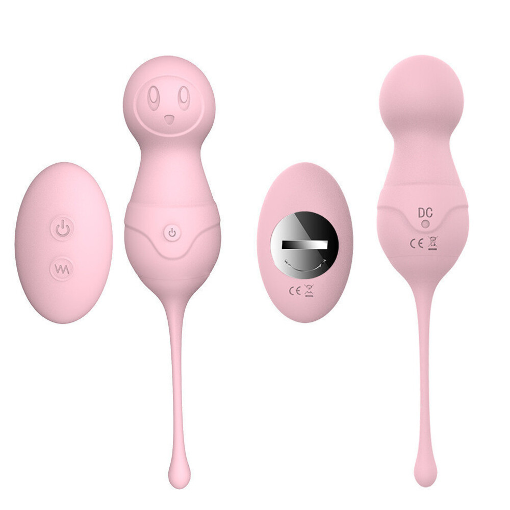 Shande Silikon-Mini-Vibrator mit USB-Anschluss und kabelloser Fernbedienung für weibliche Masturbation S068 VAVA Puppe_voghion.com