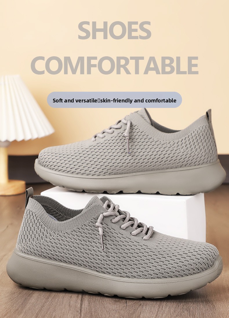 Casual Couple Breathable Mesh Soft Sole Comfortable Single Versatile Men's Shoes_vogvips.com