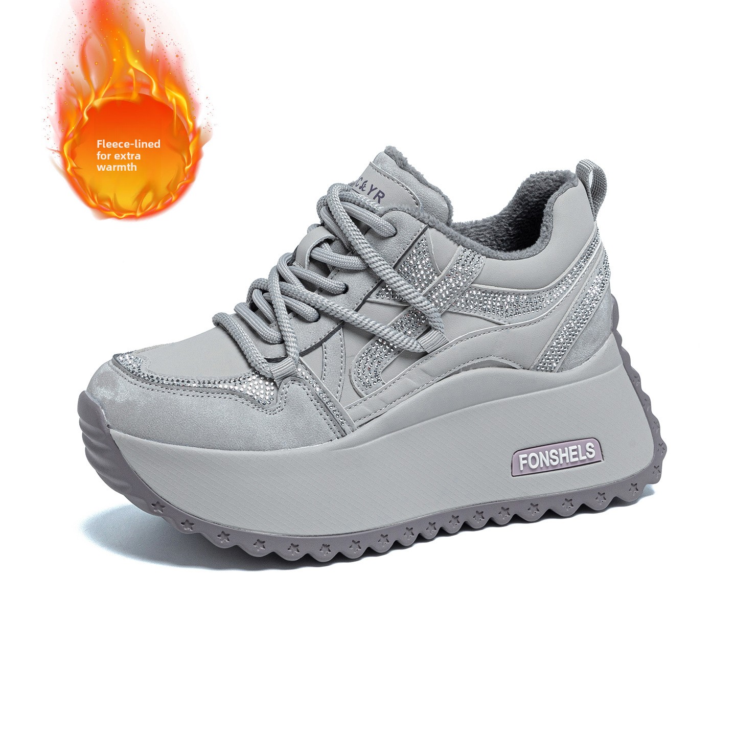 Chunky Sole Forrest Gump For Petite Women, Spring 2026 Women's Shoes, Internet Celebrity Trend, Casual Fashion Versatile_vogvips.com