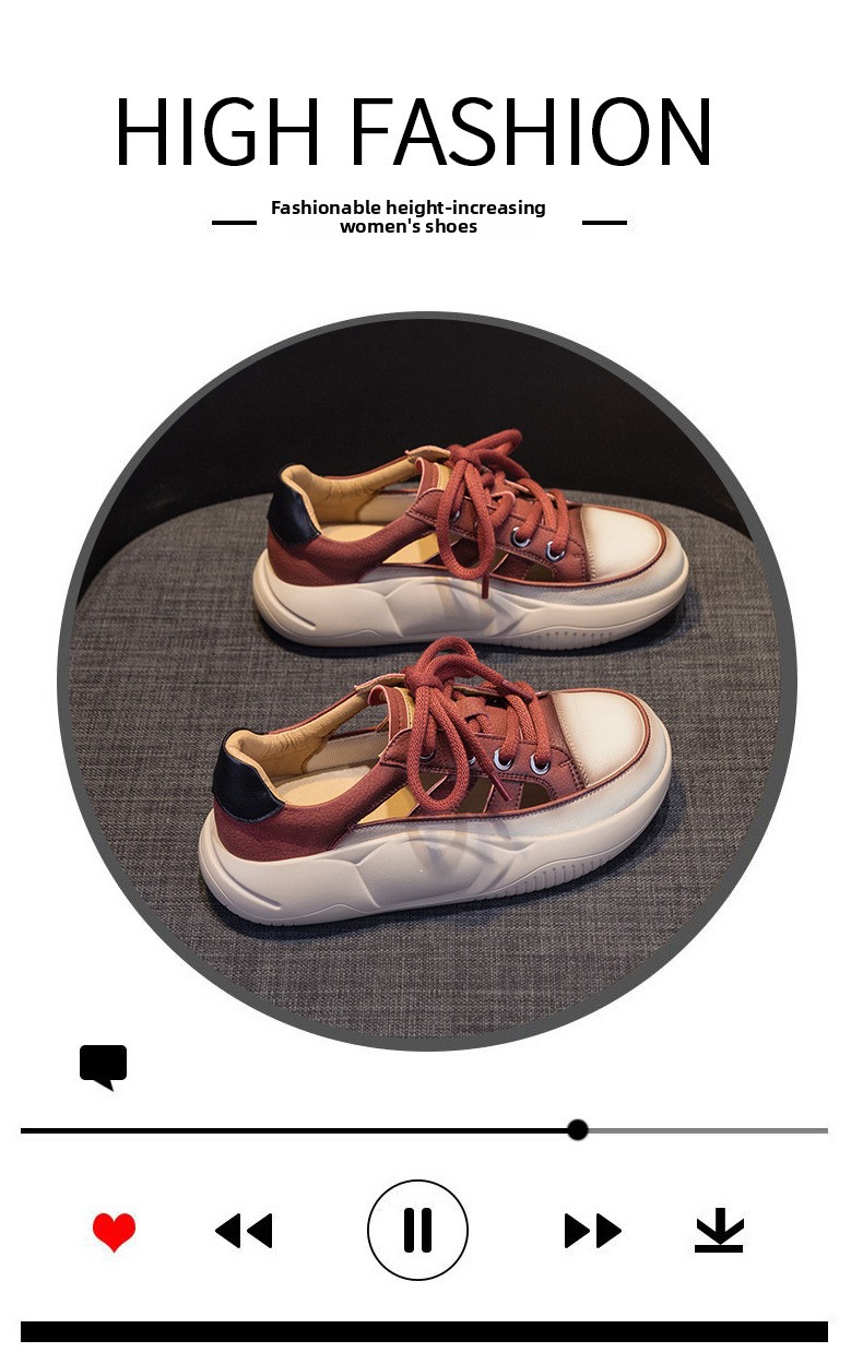 4cm Internal Height Increase, 2026 Spring New Leather Retro Soft-soled Thick-soled Fashion Sports Versatile Hollow_vogvips.com