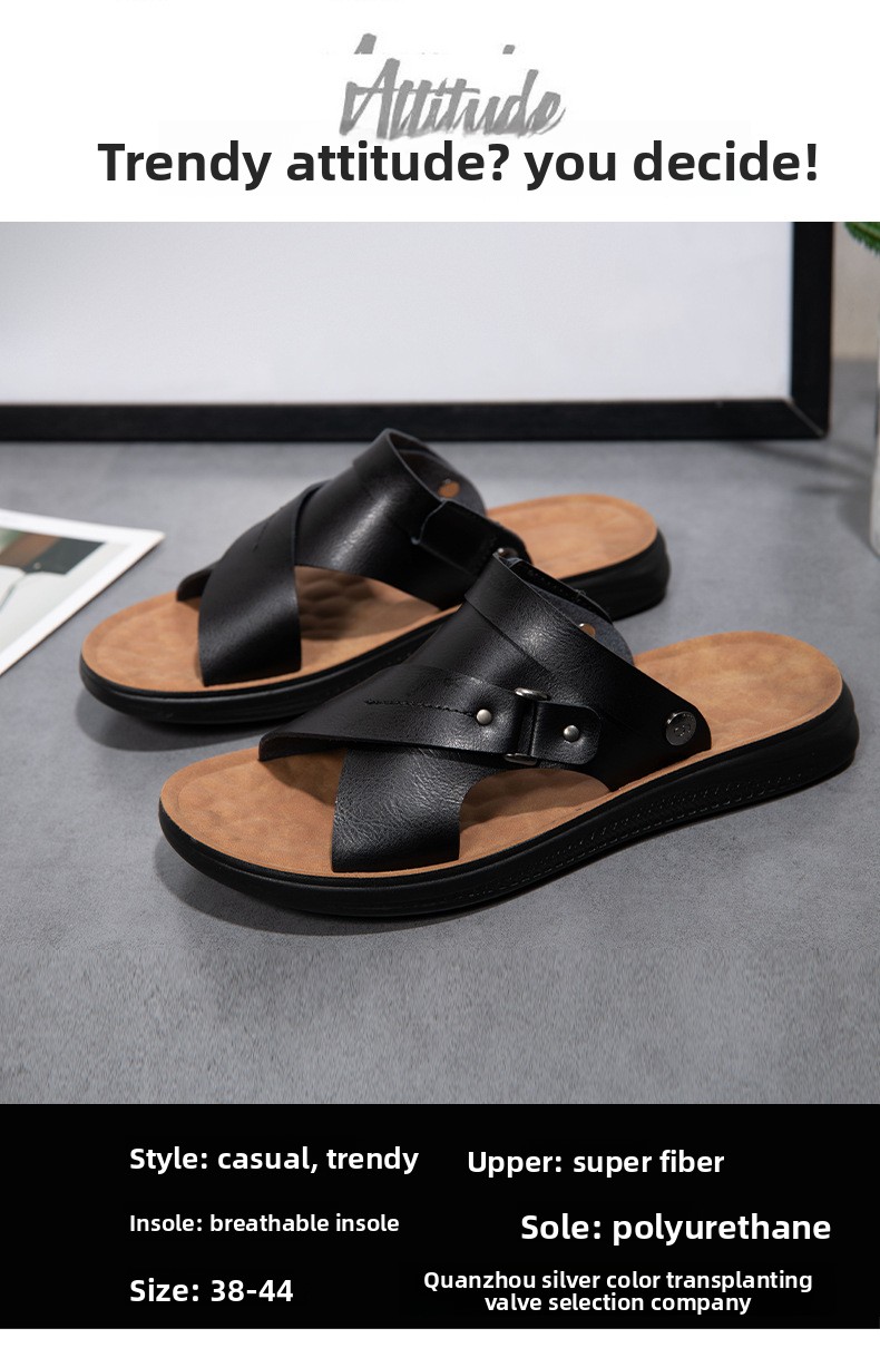 Breathable Men's Sandals For Summer Beach Casual Wear Stylish_voghion.com