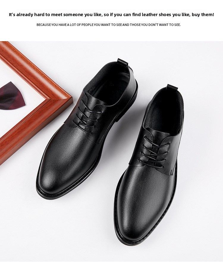 2026 New Spring/Summer Formal Leather With Internal Height Increase, Business Casual Men's Shoes, Youth Comfortable Sole_vogvips.com