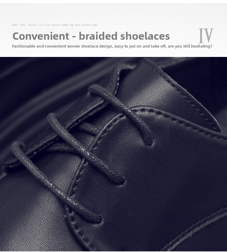 Genuine Leather Business Formal Large Size Men's Summer Breathable Black Height Increasing British Style Groom Wedding_vogvips.com