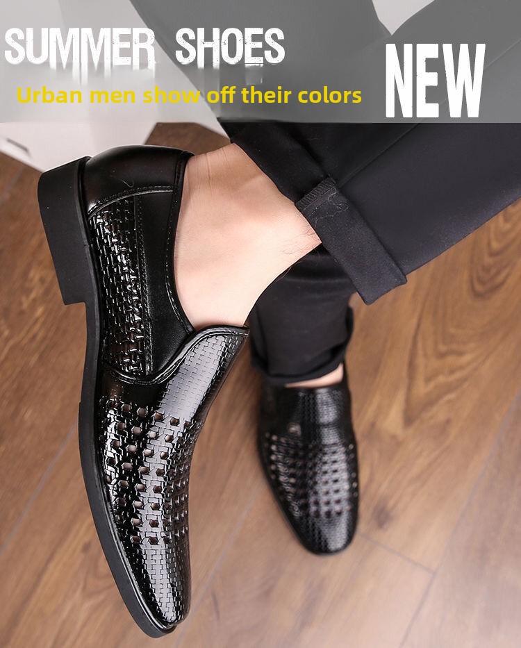 Men's Summer Breathable Deodorant Thin Outdoor Hollow Casual Sports Slip-On Mesh Shoes_vogvips.com