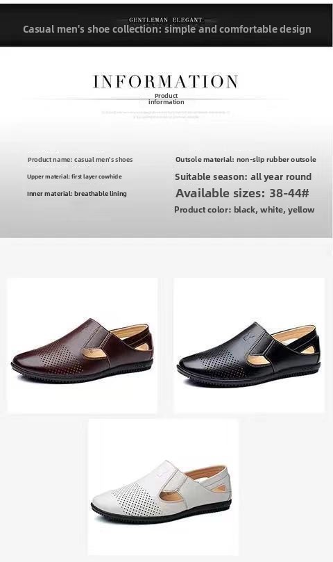 Men's Summer Breathable Deodorant Thin Outdoor Hollow Casual Sports Slip-On Mesh Shoes_vogvips.com