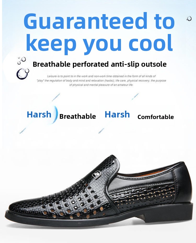 Men's Summer Breathable Deodorant Thin Outdoor Hollow Casual Sports Slip-On Mesh Shoes_vogvips.com